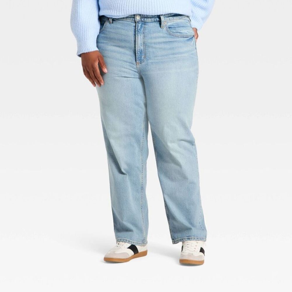 Women's Highest-Rise Vintage Straight Jeans - Vintage Light Wash 12